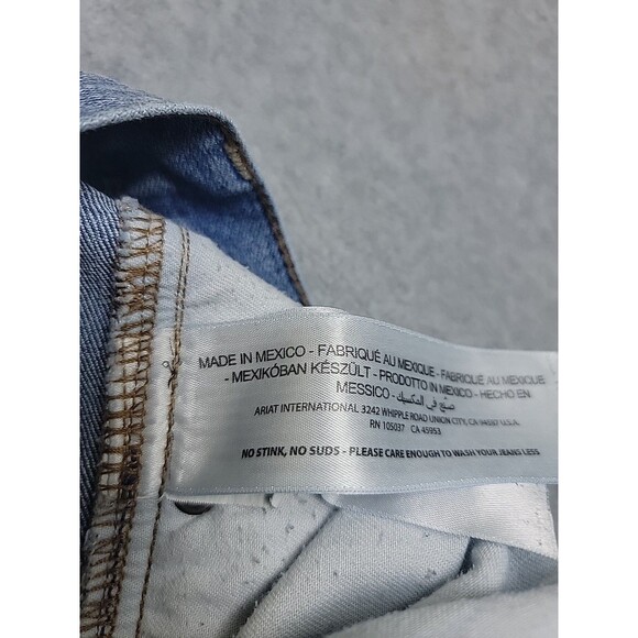 Ariat M4 Rebar Jeans Mens 42 43x30 Baggy Boot High Stretch Western Distressed - Picture 12 of 16